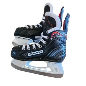 Bauer Vapor X250 Youth Toddler Ice Hockey Skates Black Red Size 10R Tuuk Blades